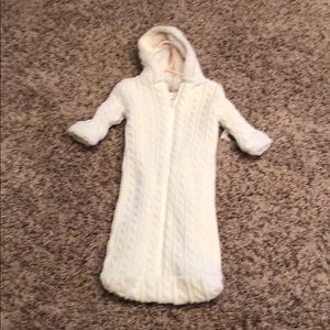 Old Navy Baby one piece fleece lined snow outfit